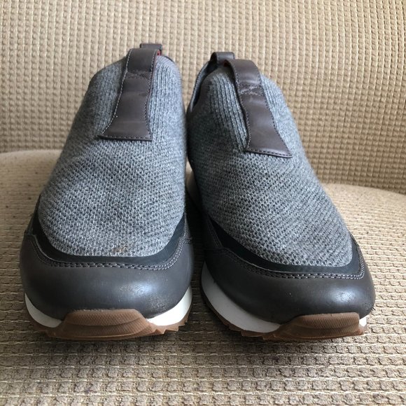 UGG Men\'s Grey Leather Trim Energ Comfort System Shoes. main image 13